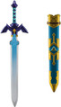 Link Sword & Scabbard Legend of Zelda Fancy Dress Halloween Costume Accessory