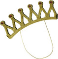 Royal King Crown Medieval Fancy Dress Halloween Adult Costume Accessory 2 COLORS