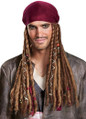 Jack Sparrow Bandana Hair Pirates Caribbean 5 Halloween Adult Costume Accessory