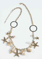 Mermaid Necklace Starfish Sea Shell Fancy Dress Up Halloween Costume Accessory