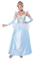 Classic Cinderella Fairy Tale Princess Blue Fancy Dress Halloween Adult Costume