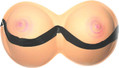 Fake Plastic Boobs w/Bra Breasts Fancy Dress Halloween Adult Costume Accessory