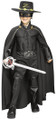 Zorro Cape Black Bandit Hero Fancy Dress Up Halloween Child Costume Accessory