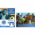 Monsters University Kids Birthday Party Invitation/Thank You Note Combo