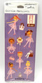 Glitter Ballerina Birthday Party Favor Stickeroni Stickers