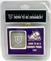 TCU Horned Frogs NCAA College Gift Born to Be Ceramic Photo Frame Ornament