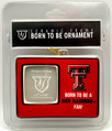 Texas Tech Red Raiders NCAA College Gift Born Be Ceramic Photo Frame Ornament