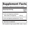 St. John's Wort supplement facts, 300 mg flower extract and 100 mg herb per capsule