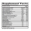 Maternal Symmetry supplement facts with vitamins, minerals and herbal ingredients per serving