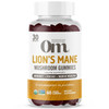 Om Mushroom Superfood Lion's Mane Mushroom Gummies strawberry 60 vegan gummy bottle