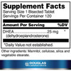 DHEA 25 mg supplement facts, 1 bisected tablet, 120 servings