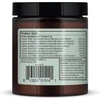Back of Bark & Whiskers Mushroom Blend jar with product facts label