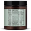 Side of Bark & Whiskers Mushroom Blend jar with directions by pet weight
