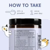 How to take graphic, Stress Support powder once per day by pet size