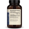 Back of Pau D'Arco bottle with supplement facts label