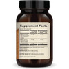 Back of Organic Fermented Turmeric bottle with supplement facts label