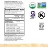 Vegan D3 Spray supplement facts, 25 mcg (1,000 IU) vitamin D3 from lichen with certification logos