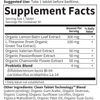 Sleep Well supplement facts, lemon balm, L-theanine, valerian, passionflower and chamomile per tablet