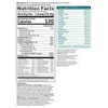 Raw Organic Protein & Greens Light Sweet nutrition facts with amino acid profile and ingredients