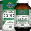Garden of Life Vitamin Code RAW K-Complex 100 mcg vitamin K2 as MK-7 60 vegan capsules box and bottle