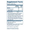 KuffSoothe supplement facts, 1 teaspoon serving with proprietary herbal blend, honey and menthol