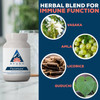 Flucomune bottle with vasaka, amla, licorice and guduchi herb images