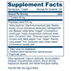 Thyro-M supplement facts, 50 mg L-tyrosine and 535 mg proprietary Ayurvedic herbal blend per caplet