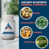 Boswelya Plus bottle with ginger, ashwagandha, turmeric and boswellia