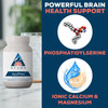 AyuPhos bottle with phosphatidylserine and ionic calcium and magnesium graphic