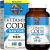 Garden of Life Vitamin Code RAW One for Men once daily multivitamin 75 capsule bottle and box