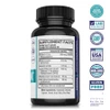 Back of Neuro-Peak bottle with supplement facts and quality badges