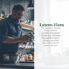 Man cooking in a kitchen, Latero-Flora probiotic formula graphic