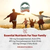 Family running in a field, essential nutrients for your family EPA and DHA amounts