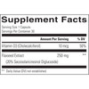 Brevail supplement facts panel, vitamin D3 and flaxseed extract