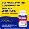 Candidase Extra Strength bottle, our most advanced supplement for balanced yeast levels graphic