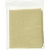Folded wool flannel cloth in a clear bag