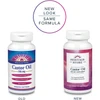 Old and new Castor Oil capsule bottles, new look, same formula
