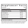 NAC Enhanced supplement facts panel