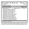 Essential-Biotic Complete supplement facts panel, 1 capsule serving, 60 servings