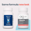 Old and new Niacin bottles, same formula new look