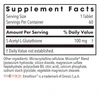 Acetyl-Glutathione supplement facts panel