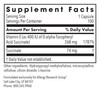 Vitamin E supplement facts, 400 IU as d-alpha-tocopheryl acid succinate