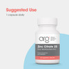 Zinc Citrate 25 bottle, suggested use 1 capsule daily