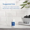 Zinc Citrate bottle on a kitchen counter, suggested use 1 capsule one to three times daily