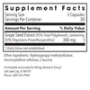 Grape Pips supplement facts, 300 mg grape seed extract per 3 capsules