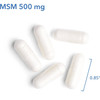 Allergy Research Group MSM 500mg - 150 capsules