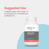 Androvite bottle, suggested use 6 tablets daily with meals