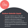 Sodium selenite liquid explanation graphic