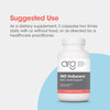 NO Inducers bottle, suggested use 3 capsules two times daily with or without food