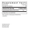 VascuStatin Formula supplement facts: field bindweed whole herb extract